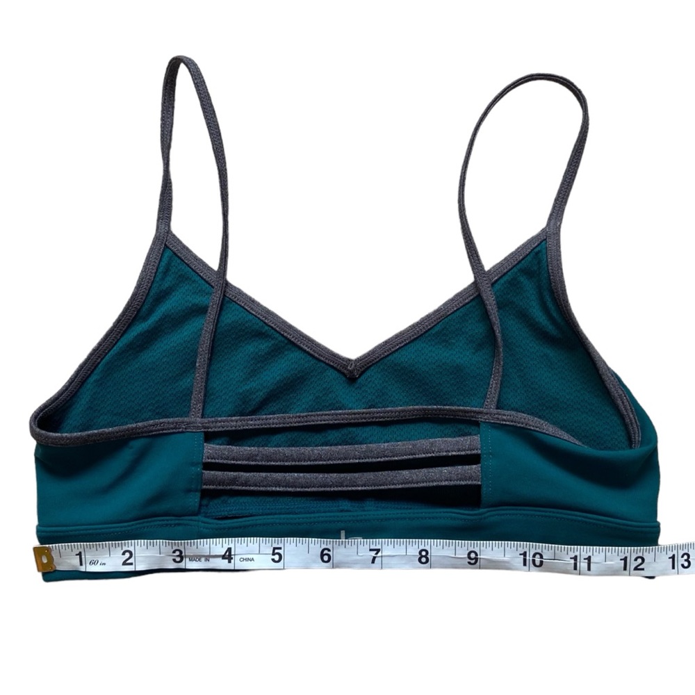ALO yoga Sports Bra Green Gray XS - Picture 6 of 7
